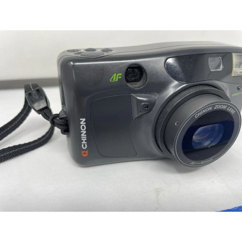 Chinon Auto 386Z 35mm Camera VTG Tested Working‎